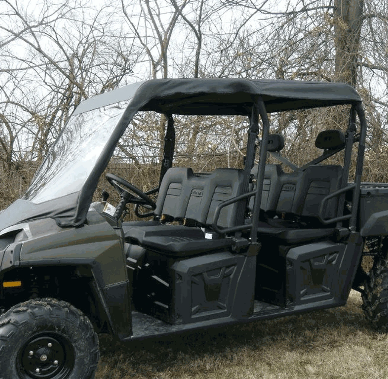 Polaris Ranger Crew 570/800 Soft Windshield And Top By GCL UTV 3 Polaris Ranger Crew 570/800 Soft Windshield And Top By GCL UTV