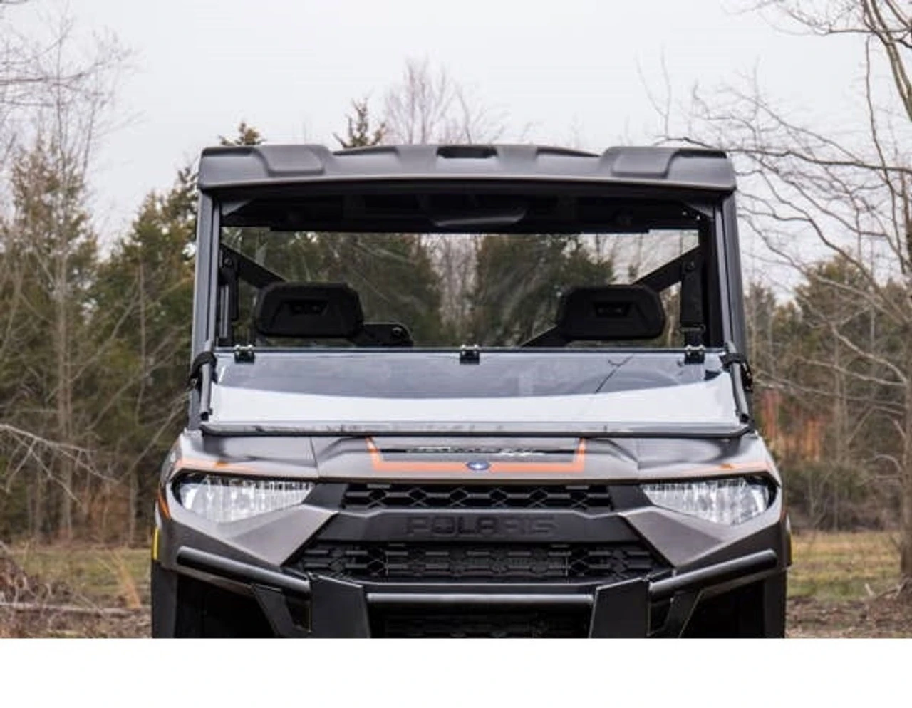 Polaris Ranger XP 1000 Scratch Resistant Flip Down Windshield By SuperATV 6 Polaris Ranger XP 1000 Scratch Resistant Flip Down Windshield By SuperATV - Image 4