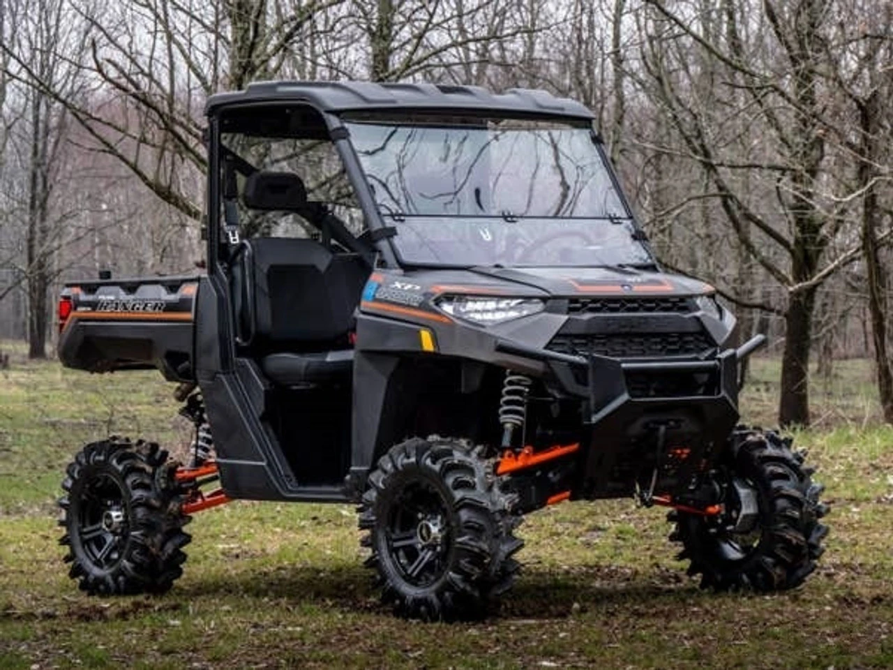 Polaris Ranger XP 1000 Scratch Resistant Flip Down Windshield By SuperATV 8 Polaris Ranger XP 1000 Scratch Resistant Flip Down Windshield By SuperATV - Image 6