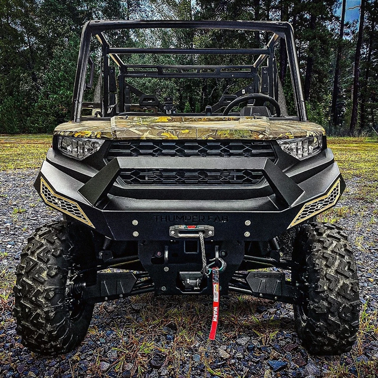 Polaris Ranger XP 1000 Front Winch Bumper By Thumper Fab 8 Polaris Ranger XP 1000 Front Winch Bumper By Thumper Fab - Image 6
