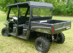 Polaris Ranger Crew 800/570 Farm & Ranch Metal Top By Fortress -Multifunctional Accessories Store 2010 polaris ranger steel backsplashes fortress utv atv products accessories 0 54005.1673910156