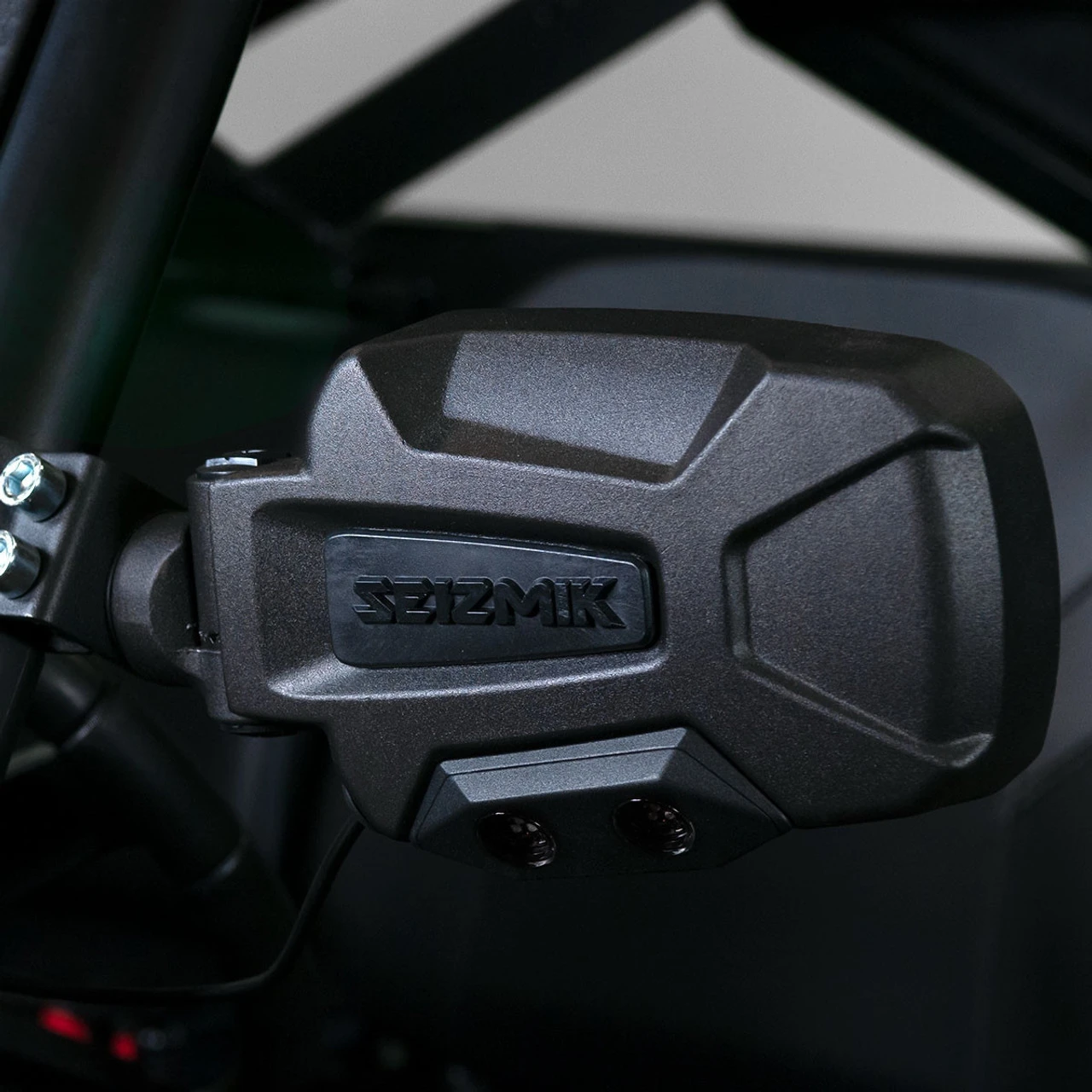 Polaris Ranger 1.75″ Round Bars Side View Mirror With Dual Mode LEDs By Seizmik 9 Polaris Ranger 1.75″ Round Bars Side View Mirror With Dual Mode LEDs By Seizmik - Image 7