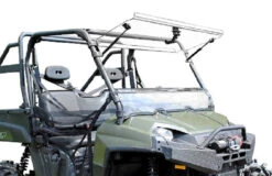 Polaris Ranger 900 Diesel Scratch Resistant Flip Windshield By Super ATV