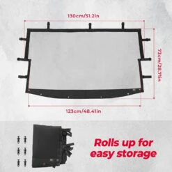 Polaris Ranger Front Mesh Wind Screen By Kemimoto -Multifunctional Accessories Store 49poAvAIgoDXQG6weKPmjJTcRi5kTyGriPXAxk9CF02FKSMQv646EM7td3AQSvC7 92591.1718665195