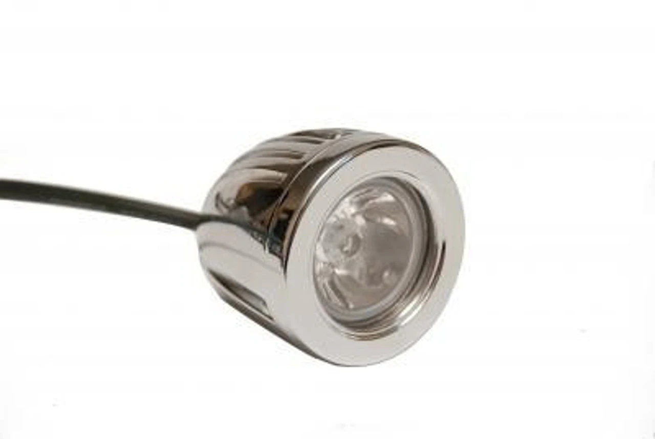Polaris Ranger 2 Inch Work Light Round Polished Chrome 10 Watt Flood/Spoot Quantum Series By Quake LED 6 Polaris Ranger 2 Inch Work Light Round Polished Chrome 10 Watt Flood/Spoot Quantum Series By Quake LED - Image 4