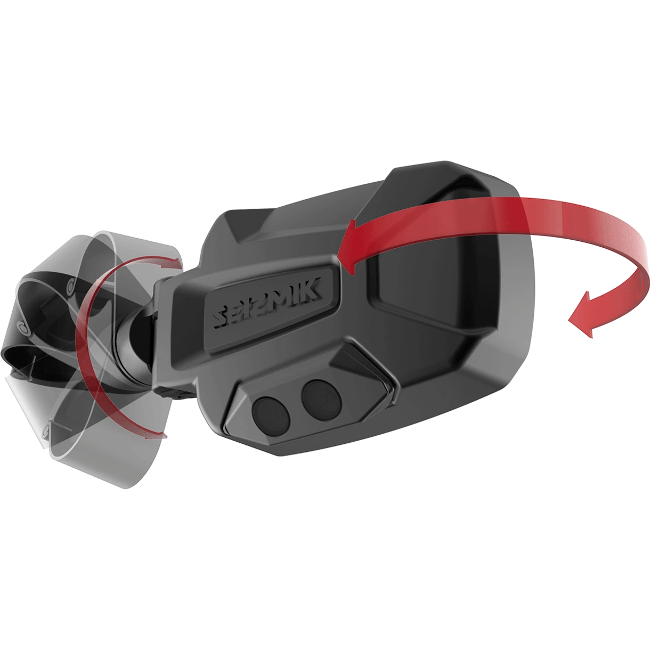 Polaris Ranger 1.75″ Round Bars Side View Mirror With Dual Mode LEDs By Seizmik 5 Polaris Ranger 1.75″ Round Bars Side View Mirror With Dual Mode LEDs By Seizmik - Image 3