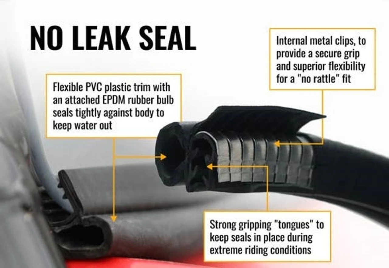 Polaris Ranger 900 Scratch Resistant Send It Printed Rear Windshield By SuperATV 4 Polaris Ranger 900 Scratch Resistant Send It Printed Rear Windshield By SuperATV - Image 2