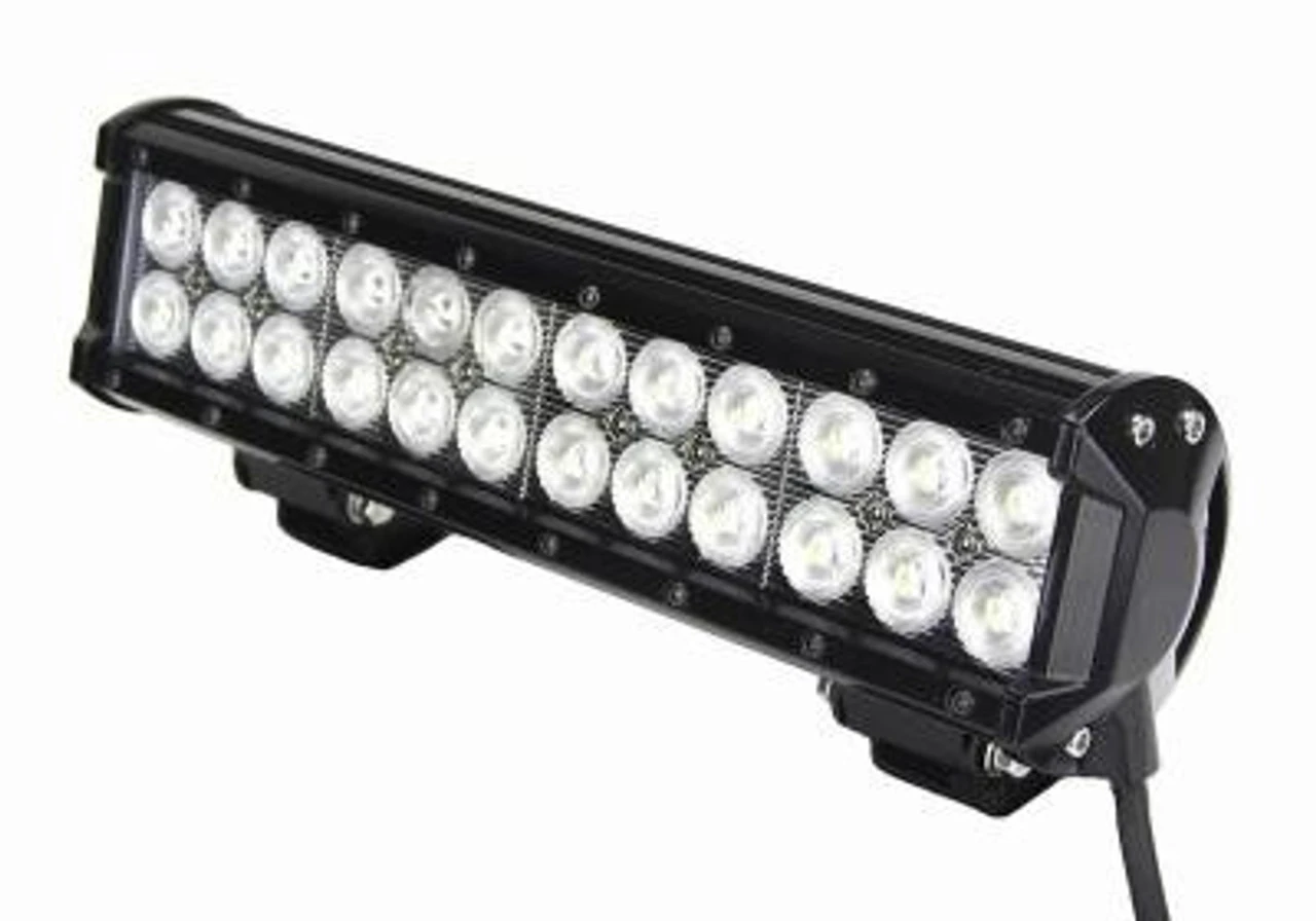 Polaris Ranger 12 Inch LED Light Bar Dual Row 72 Watt Combo Defcon Series By Quake LED 4 Polaris Ranger 12 Inch LED Light Bar Dual Row 72 Watt Combo Defcon Series By Quake LED - Image 2