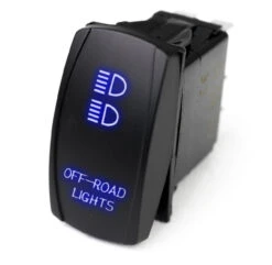 Polaris Ranger LED Rocker Switch W/ Blue LED Radiance Off-road Lights By Race Sport Lighting