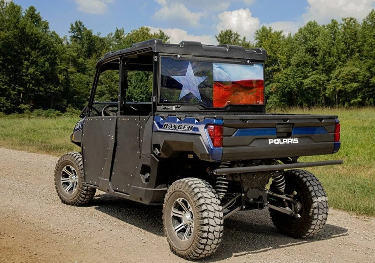 Polaris Ranger 900 Scratch Resistant Texas Flag Printed Rear Windshield By SuperATV 6 Polaris Ranger 900 Scratch Resistant Texas Flag Printed Rear Windshield By SuperATV - Image 4