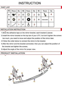 Polaris Ranger Rear View Mirror With 2" Clamps By Kemimoto 18 Polaris Ranger Rear View Mirror With 2" Clamps By Kemimoto -Multifunctional Accessories Store 8mLnHwNPEoIfXPlDbuyCNzUfqf76XPpZZBUtIriLvvUlnx5rQnqcrQ4gVtKnN2W5 30471.1718665062