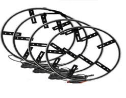 Polaris Ranger Lighting Illuminated LED Wheel Rings By Oracle Lighting