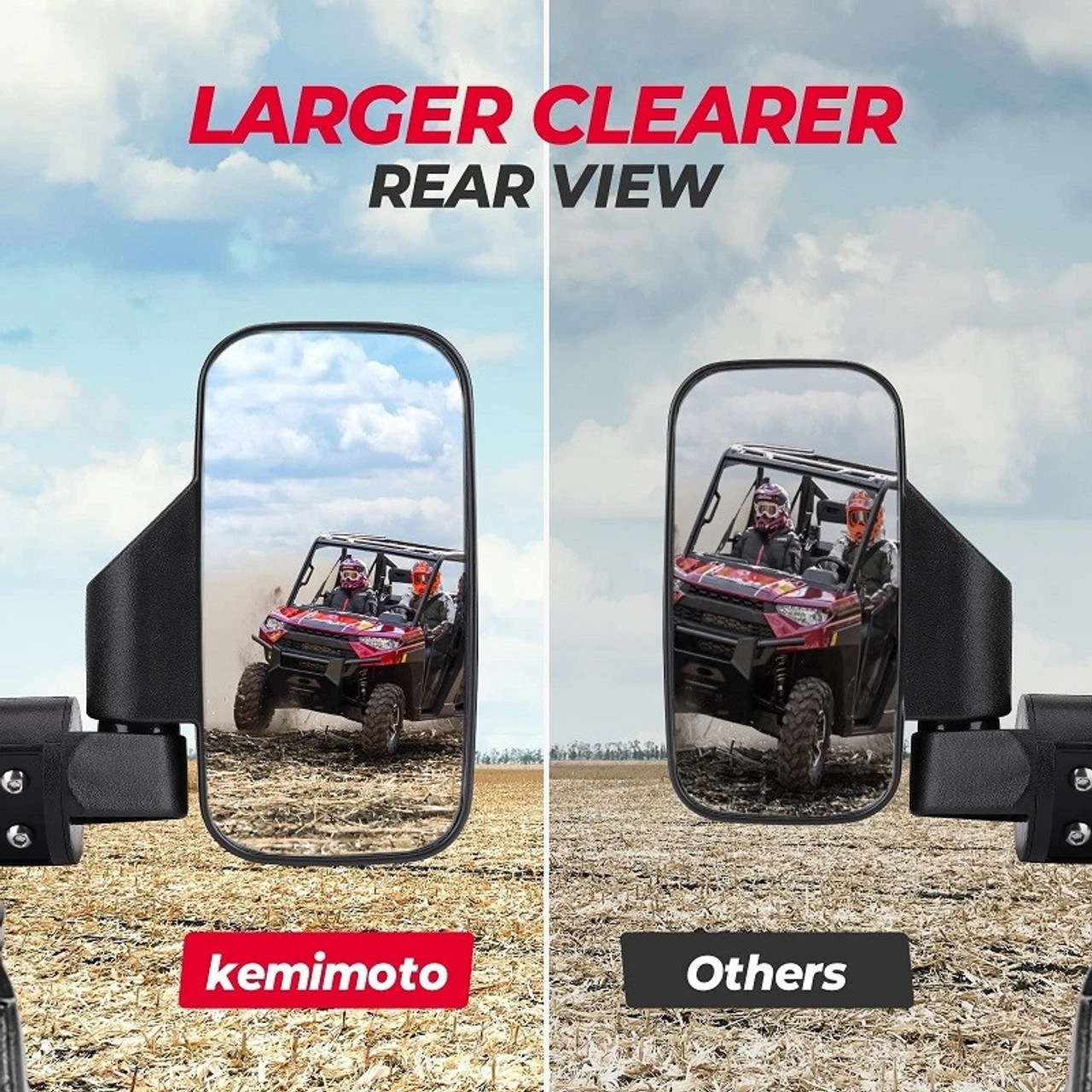 Polaris Ranger 570/XP 900 Side Mirror By Kemimoto 4 Polaris Ranger 570/XP 900 Side Mirror By Kemimoto - Image 2