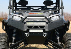 Polaris Ranger 570 / 800 / XP 900 / XP 1000 Diamond Plated Front Bumper By SuperATV
