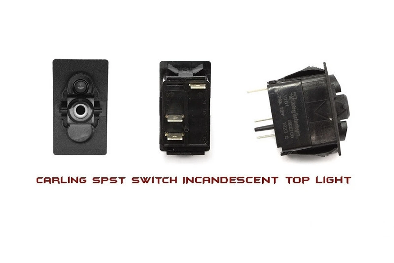Polaris Ranger On-Off Spst Carling Rocker Switch With Incandescent Backlight By XTC Power Products 4 Polaris Ranger On-Off Spst Carling Rocker Switch With Incandescent Backlight By XTC Power Products - Image 2