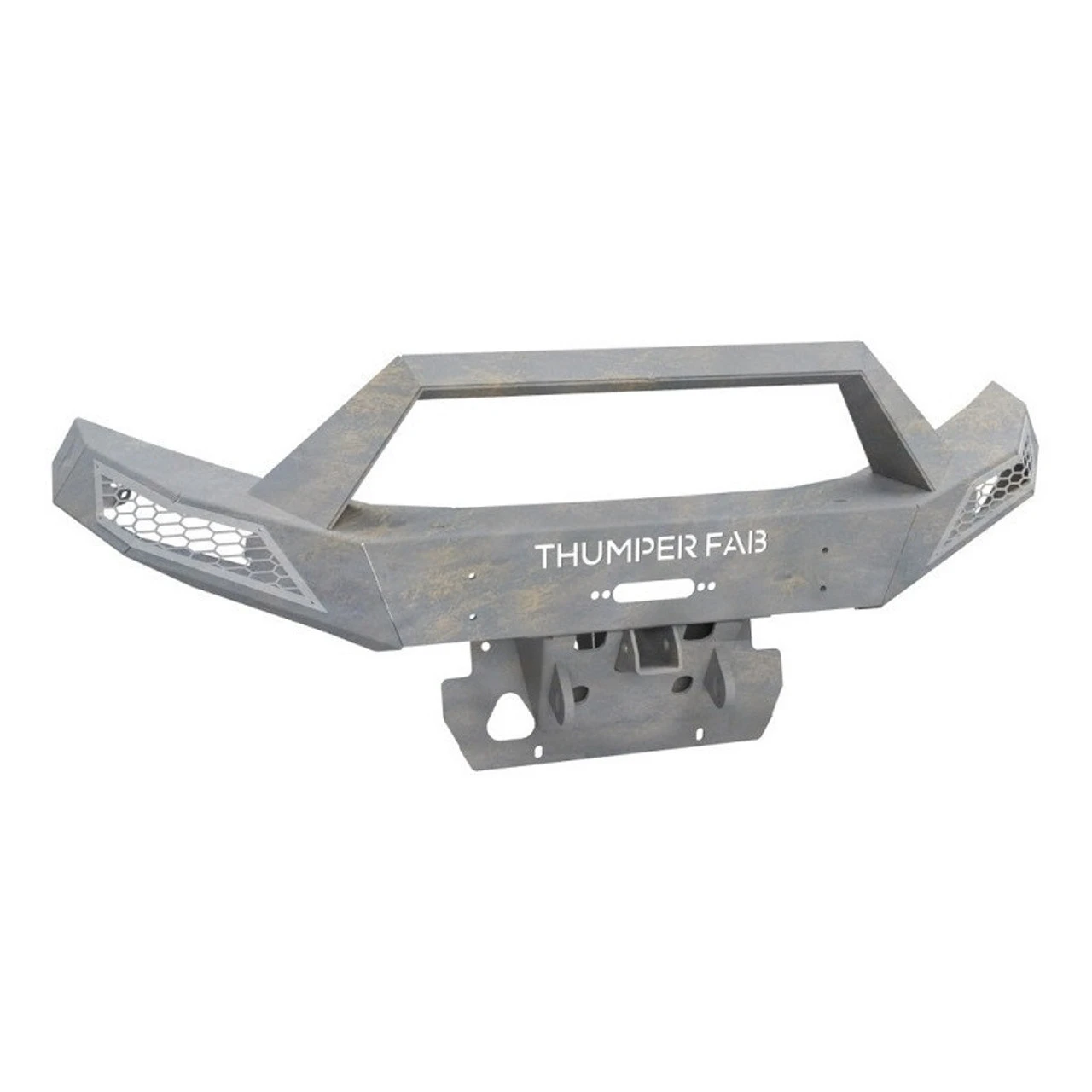 Polaris Ranger XP 1000 Front Winch Bumper By Thumper Fab 3 Polaris Ranger XP 1000 Front Winch Bumper By Thumper Fab