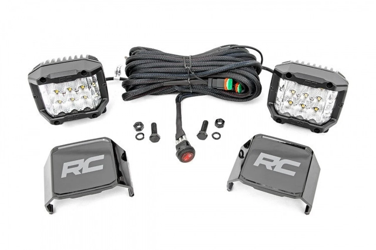 Polaris Ranger 3-inch Wide Angle OSRAM LED Lights (Pair) By Rough Country 3 Polaris Ranger 3-inch Wide Angle OSRAM LED Lights (Pair) By Rough Country