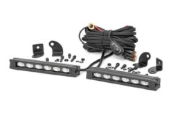 Polaris Ranger 6-inch Slimline Cree LED Light Bars (Pair) By Rough Country
