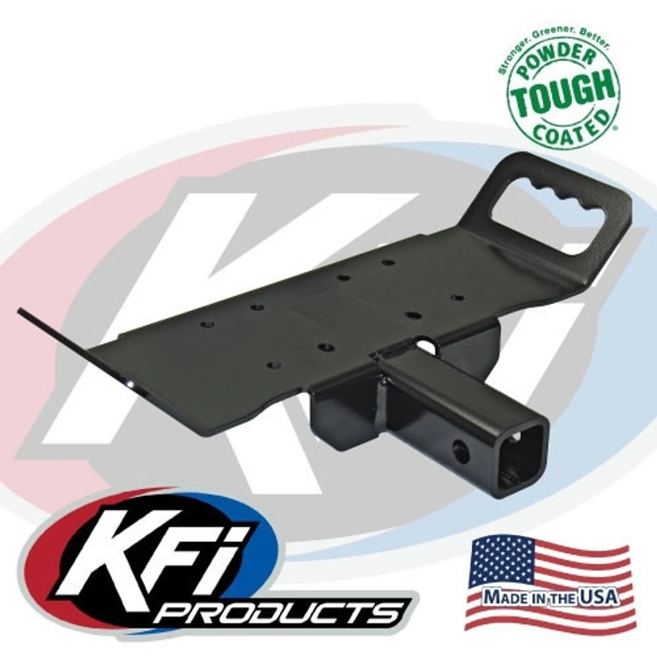 "Polaris Ranger 2"" Receiver Winch Mount By KFI Products" 4 "Polaris Ranger 2"" Receiver Winch Mount By KFI Products" - Image 2