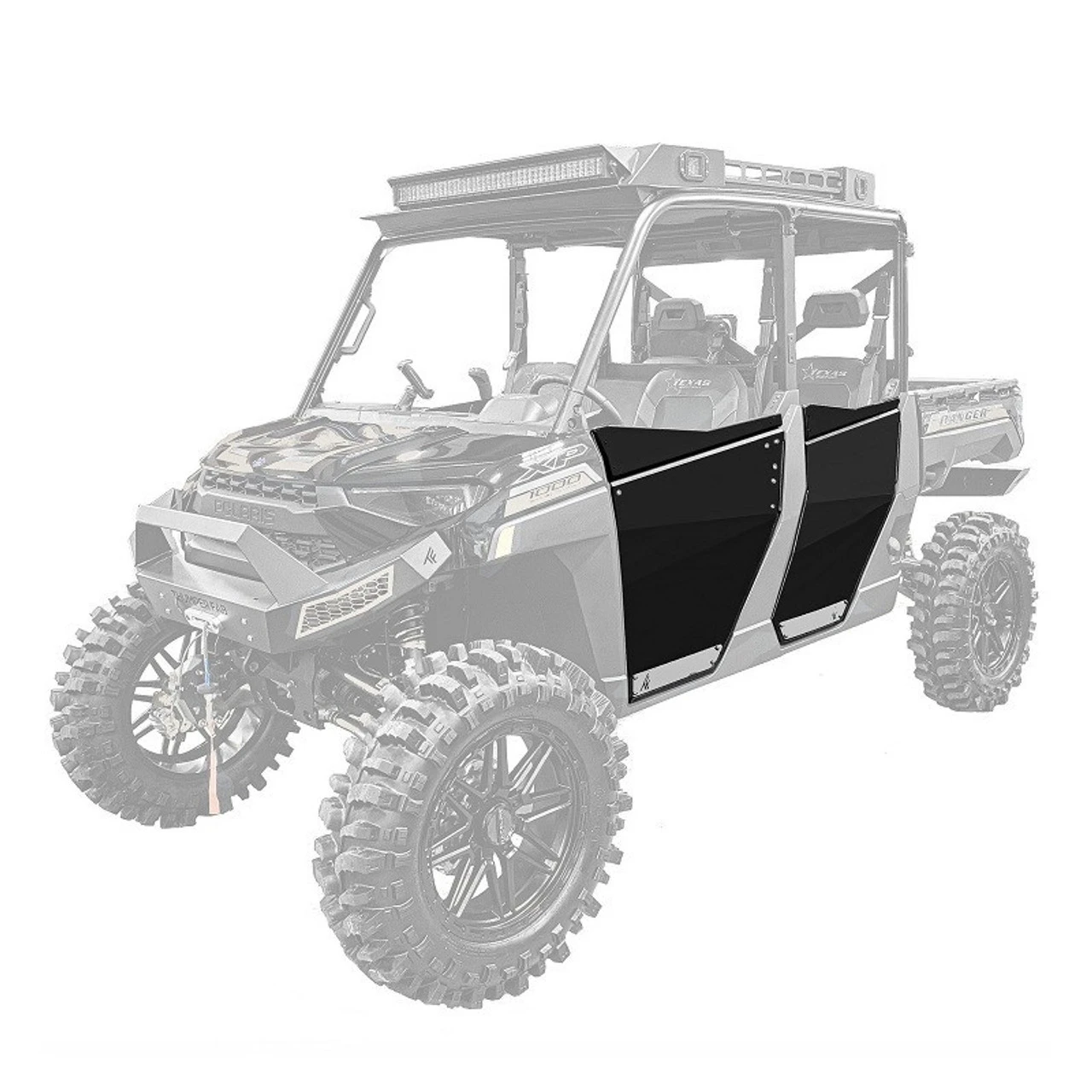Polaris Ranger Half Doors By Thumper Fab 3 Polaris Ranger Half Doors By Thumper Fab