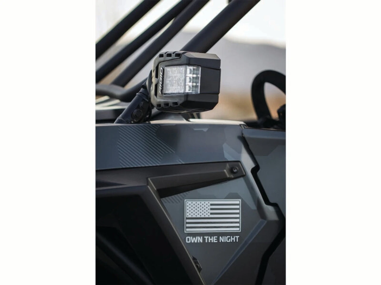 "Polaris Ranger Reflect Off-Road LED UTV & Side-by-Side Rear-View Mirrors (Pair) Fits : 1.75-2.00"" Round Roll Cages By Rigid Industries" 10 "Polaris Ranger Reflect Off-Road LED UTV & Side-by-Side Rear-View Mirrors (Pair) Fits : 1.75-2.00"" Round Roll Cages By Rigid Industries" - Image 8