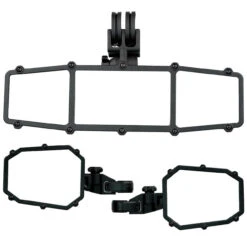 Polaris Ranger Elite Series 1 UTV Trifecta Pack - (2) Elite Sideview Mirrors (1) Elite Rearview Mirror By ATV TEK