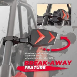 "Polaris Ranger Mid-Size Color Side Rear View Mirror For 1.75""-2'' Roll Bar By Kemimoto" -Multifunctional Accessories Store H6Id9tBTVLZTMKdG7J5y84sQtssyCJHBrwetQwAxZtHqHVORX0DqIDAOWo8ugzOZ 76256.1718665715