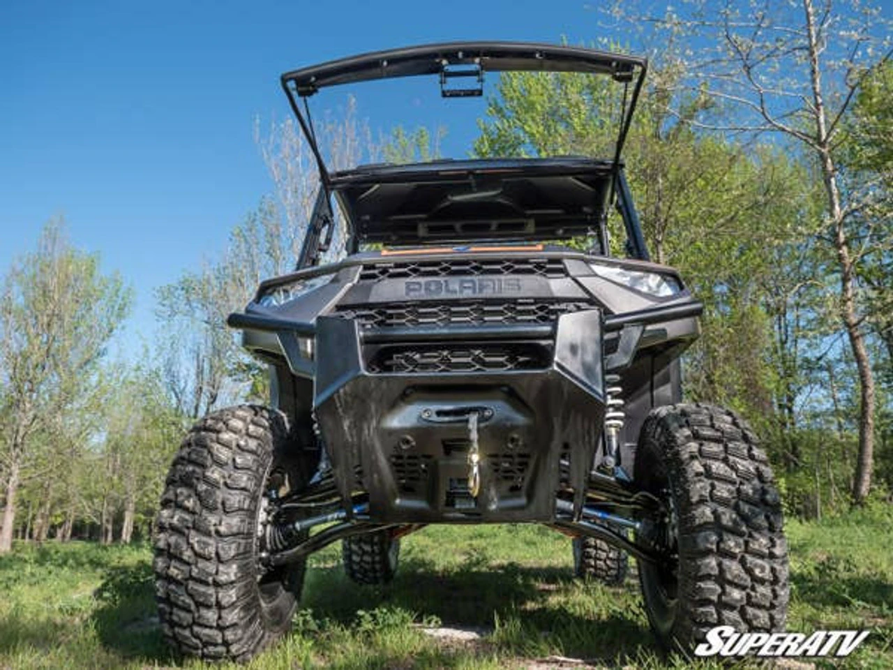 Polaris Ranger 1000 Scratch Resistant Flip Windshield By Super ATV 9 Polaris Ranger 1000 Scratch Resistant Flip Windshield By Super ATV - Image 7