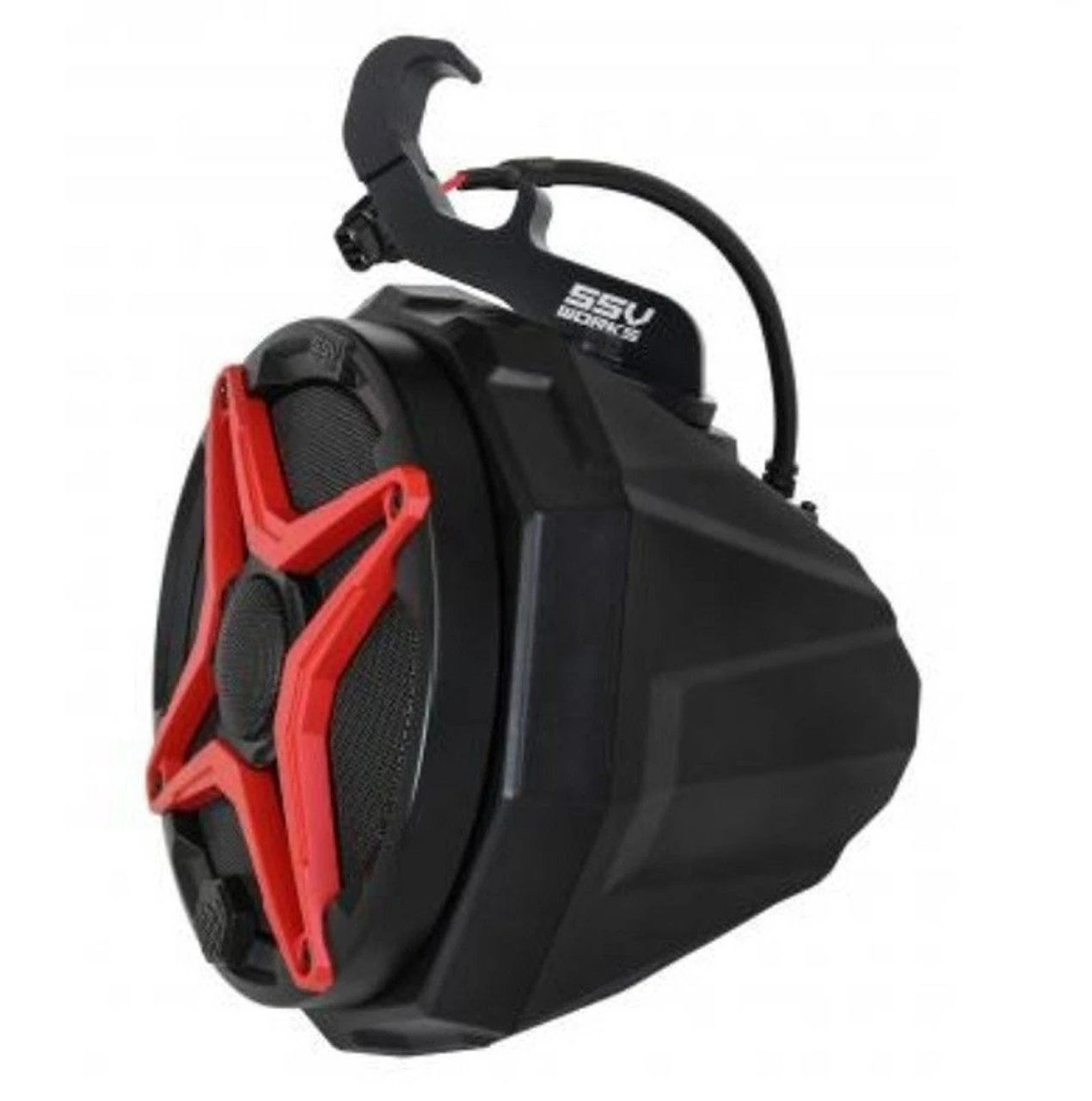 "Polaris Ranger Cage Mount Pods Including Clamps With 120 Watt 6 1/2"" Speakers By SSV Works" 3 "Polaris Ranger Cage Mount Pods Including Clamps With 120 Watt 6 1/2"" Speakers By SSV Works"