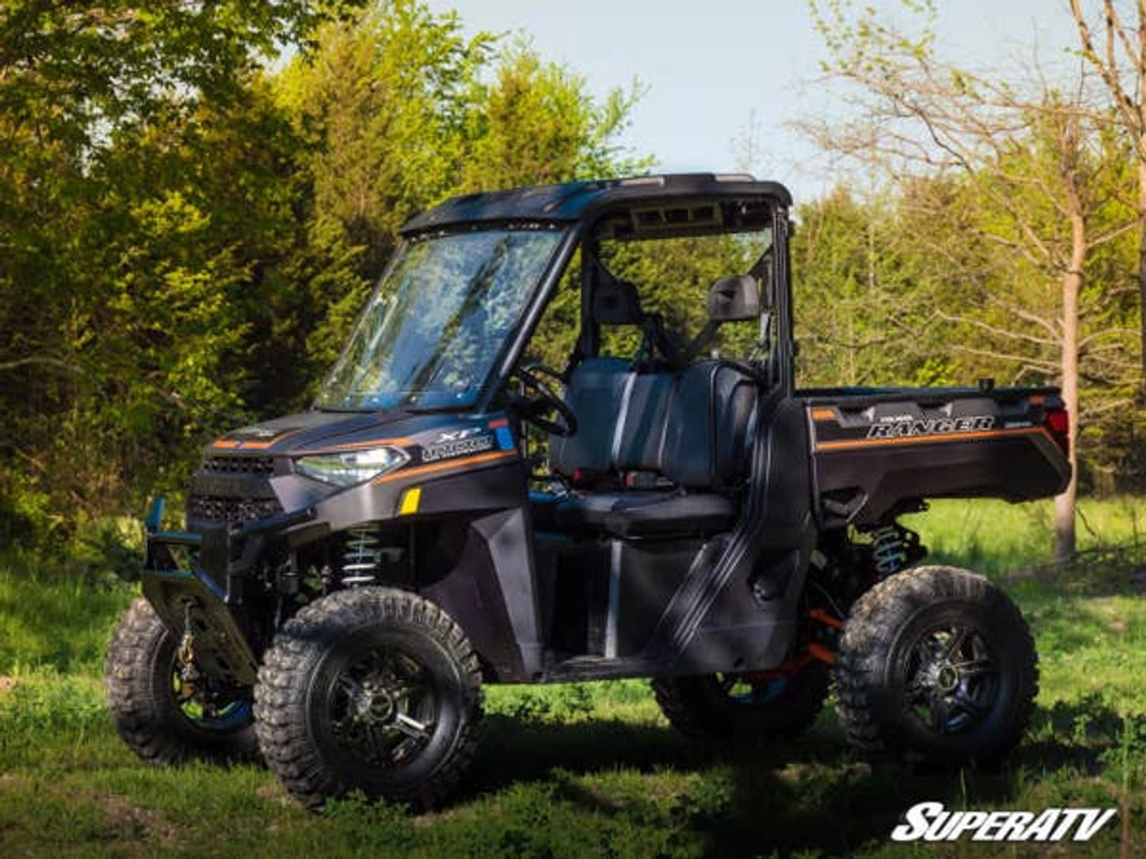 Polaris Ranger 1000 Scratch Resistant Flip Windshield By Super ATV 6 Polaris Ranger 1000 Scratch Resistant Flip Windshield By Super ATV - Image 4