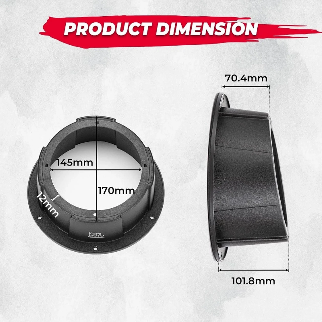 Polaris Ranger 6.5'' Mount Speaker Pod By Kemimoto 9 Polaris Ranger 6.5'' Mount Speaker Pod By Kemimoto - Image 7