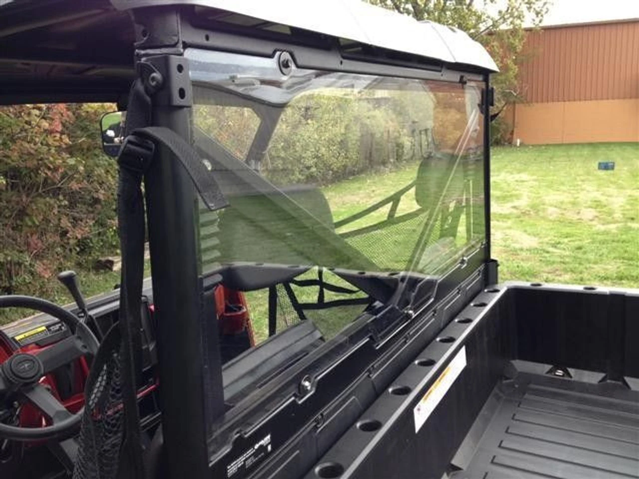 Polaris Ranger XP 900 / XP 1000 Rear Windshield By EMP 4 Polaris Ranger XP 900 / XP 1000 Rear Windshield By EMP - Image 2