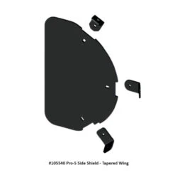 Polaris Ranger Complete Snow Plow System By KFI Open Trail -Multifunctional Accessories Store KFI 016 105540 Pro S Side Shield Tapered Wing 09131.1700650635