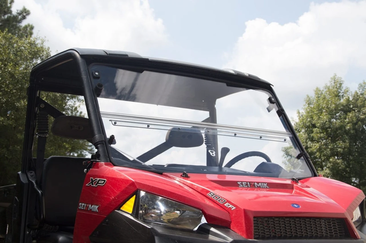 Polaris Ranger XP 900 Folding Windshield (Uncoated) By Seizmik 5 Polaris Ranger XP 900 Folding Windshield (Uncoated) By Seizmik - Image 3