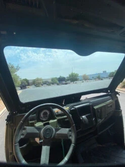 Polaris Ranger XP 1000 Front Windshield By Dirt Warriors Accessories