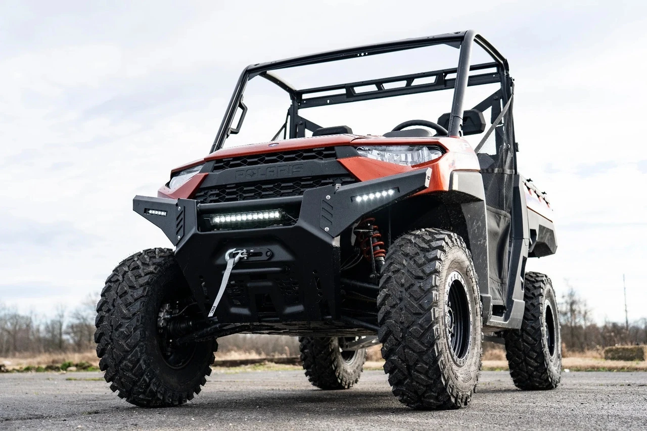 Polaris Ranger 1000 Front Bumper Panels With 6in LED Light Bars By Rough Country 10 Polaris Ranger 1000 Front Bumper Panels With 6in LED Light Bars By Rough Country - Image 8