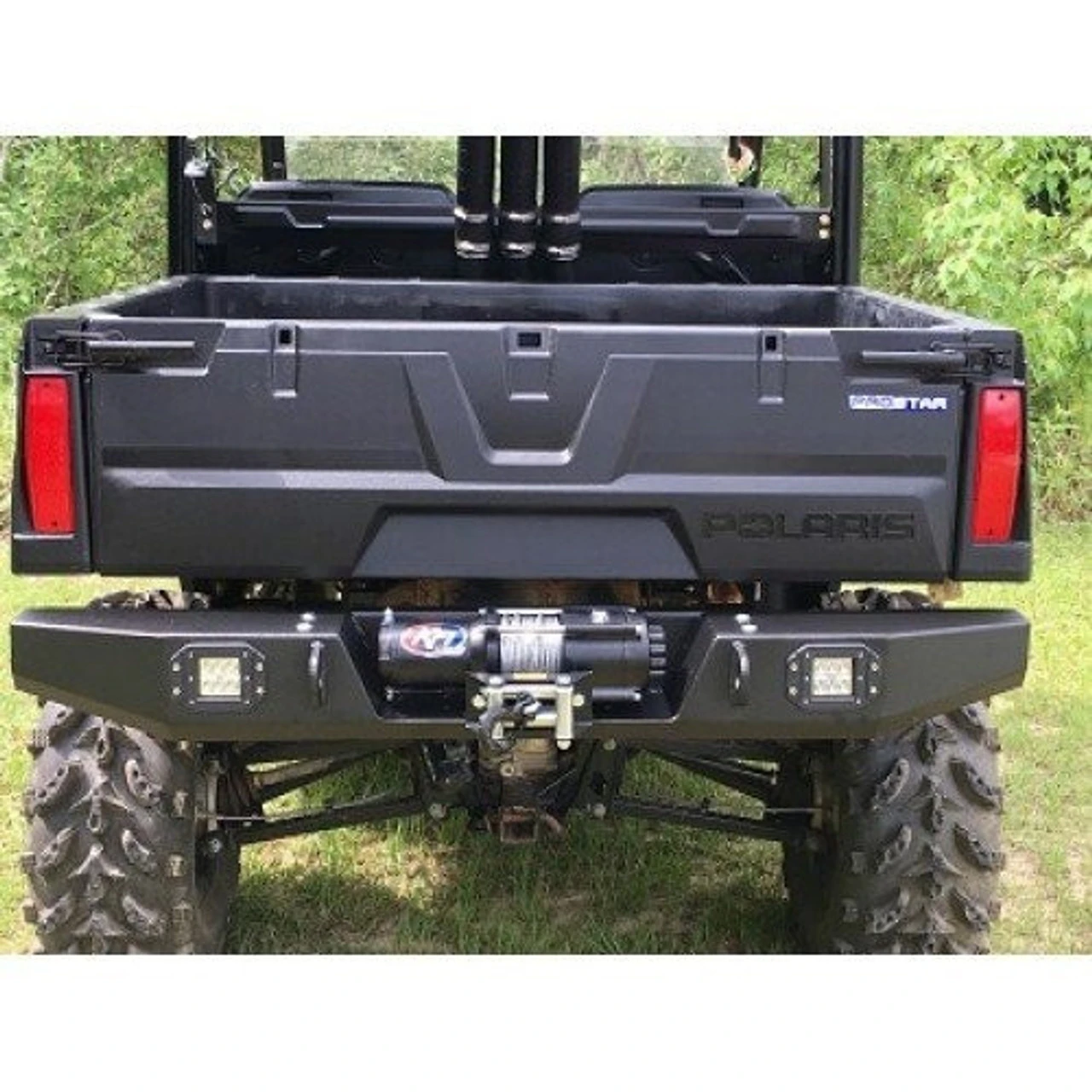 Polaris Ranger 500/570 Rear Bumper With Lights & Winch Mount By Wild Boar 3 Polaris Ranger 500/570 Rear Bumper With Lights & Winch Mount By Wild Boar