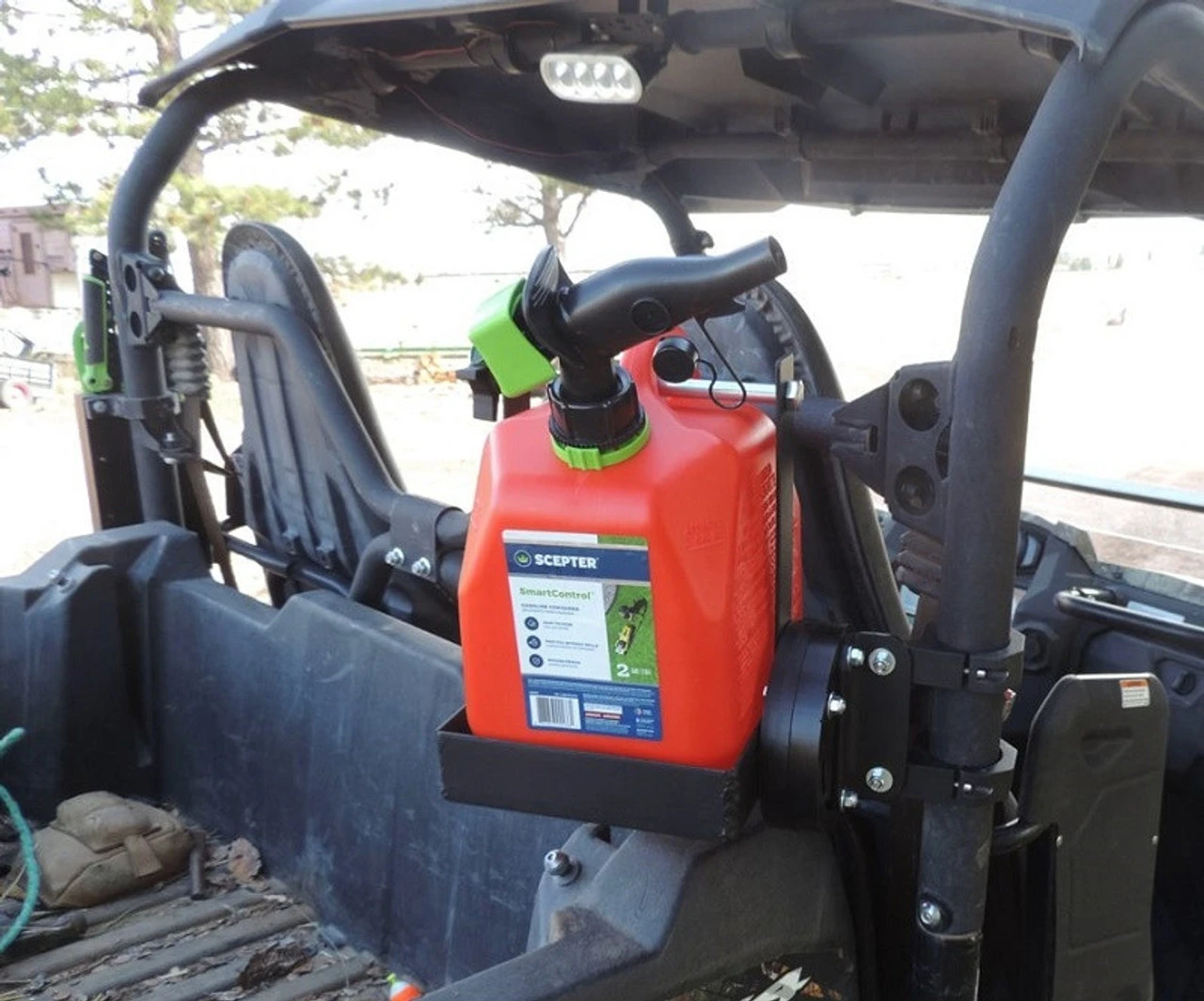 Polaris Ranger UTV Roll Bar Universal Fuel Carrier By Hornet Outdoors 5 Polaris Ranger UTV Roll Bar Universal Fuel Carrier By Hornet Outdoors - Image 3