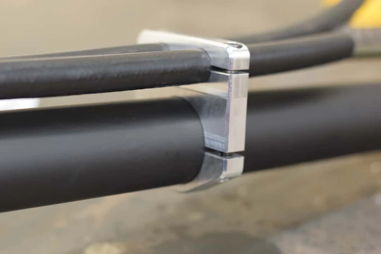 Polaris Ranger Hydraulic Brake Line Clamp By AJK Offroad 5 Polaris Ranger Hydraulic Brake Line Clamp By AJK Offroad - Image 3