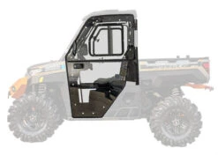 Polaris Ranger XP 1000 Scratch Resistant Polycarbonate - Light Tint Convertible Hard Cab Doors By Super ATV