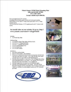 Polaris Ranger XP 900 / XP 1000 Winch Mount By EMP -Multifunctional Accessories Store SRyosdS1dkslCeVjyHDZWfBxsBcnVJNceG3Kuj1XJsA6vTpbSXtari47DXqGw2ez 77556.1712606857