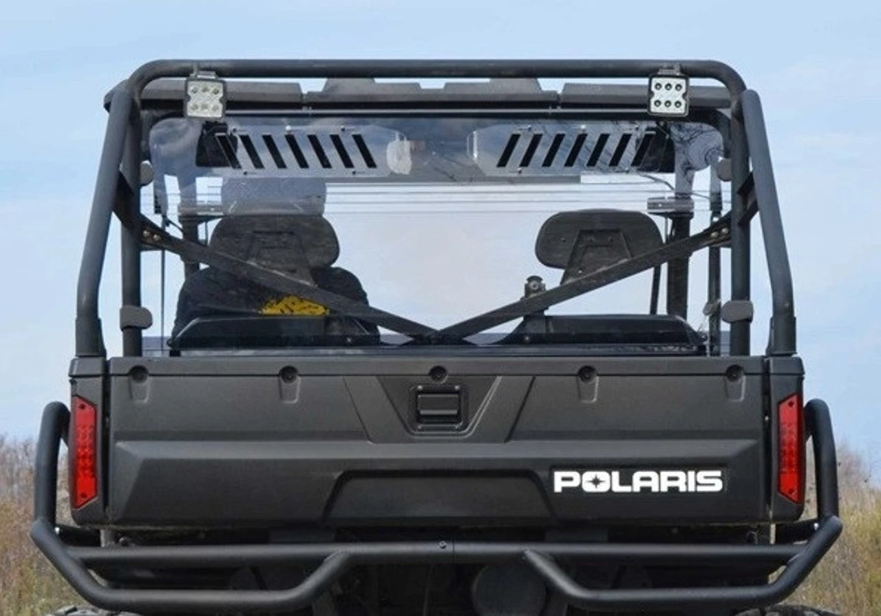 Polaris Ranger 500 Vented Full Rear Windshield By Super ATV 4 Polaris Ranger 500 Vented Full Rear Windshield By Super ATV - Image 2