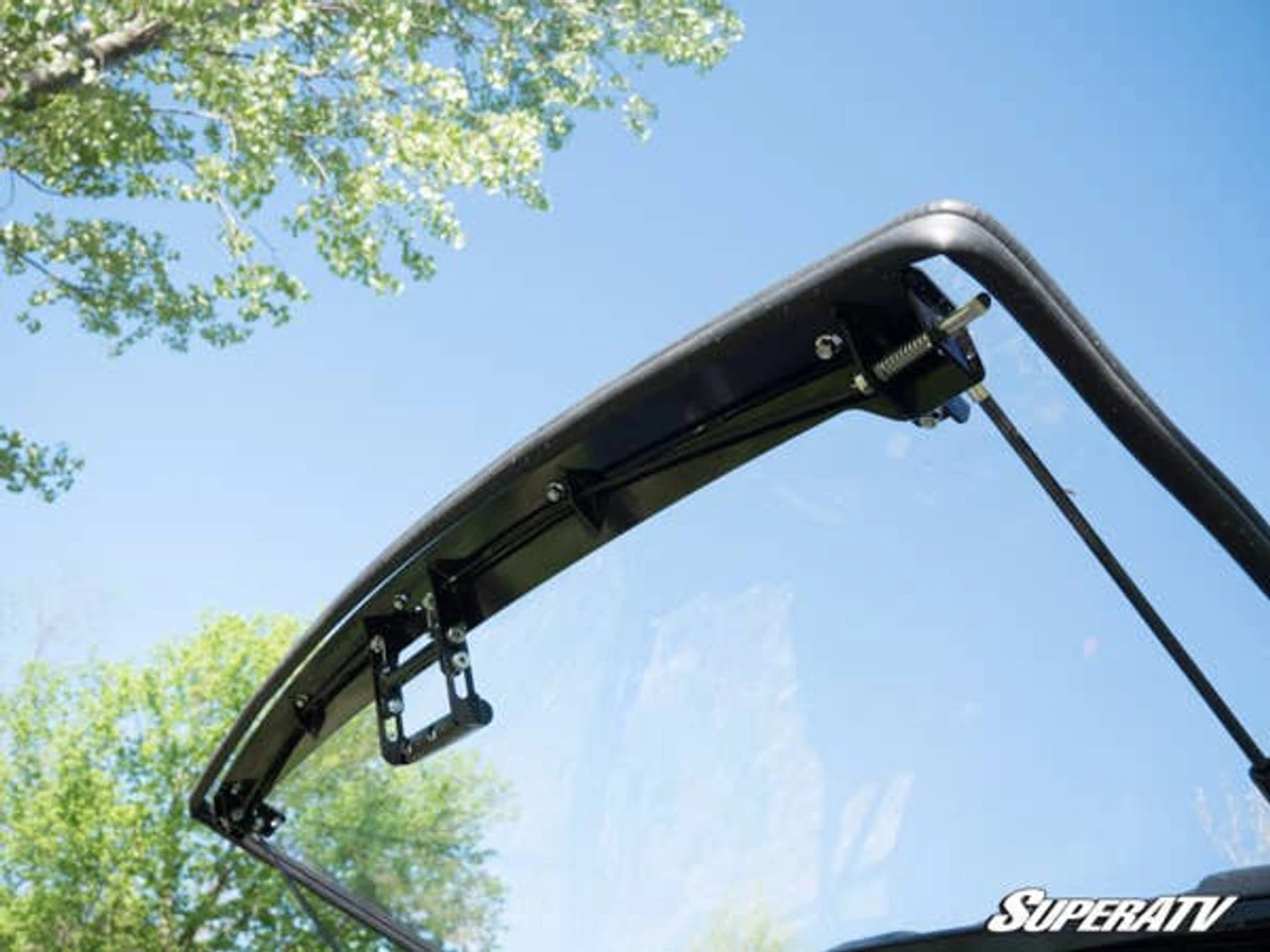 Polaris Ranger 1000 Scratch Resistant Flip Windshield By Super ATV 11 Polaris Ranger 1000 Scratch Resistant Flip Windshield By Super ATV - Image 9