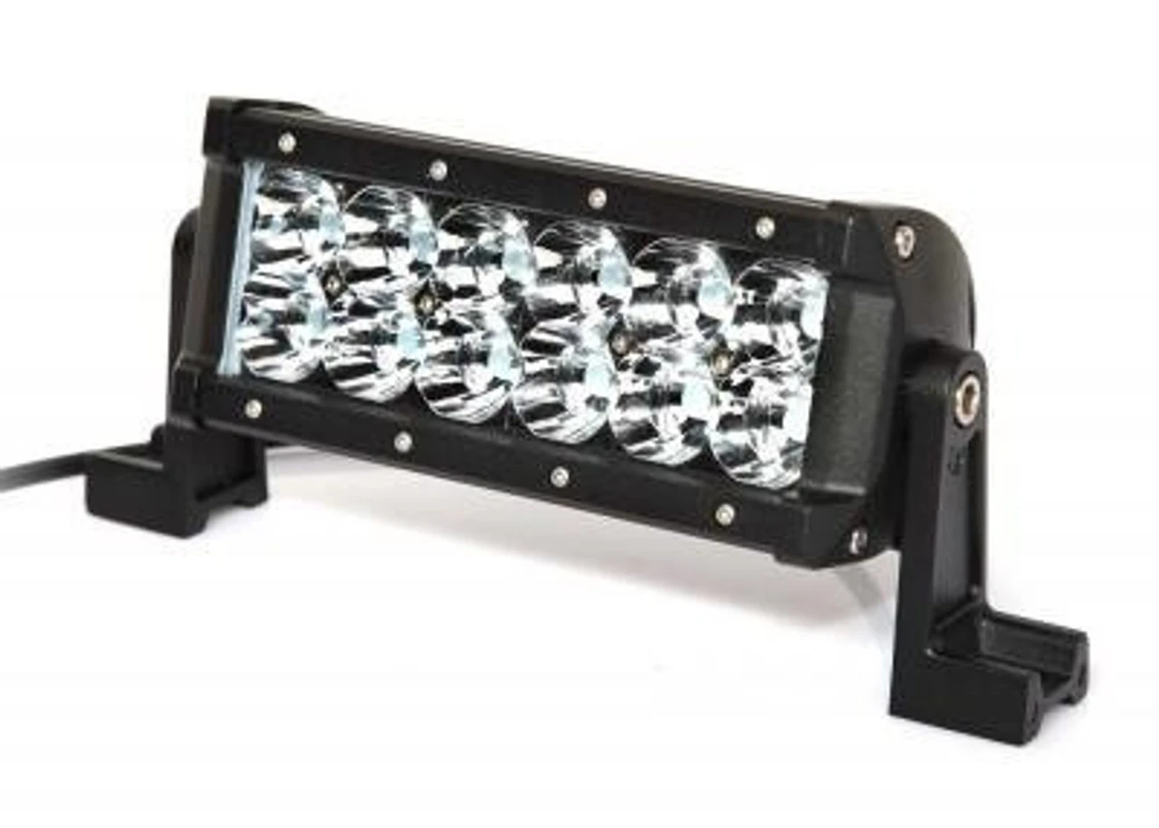 Polaris Ranger 8 Inch LED Light Bar Dual Row 36 Watt Spot Ultra II Series By Quake LED 3 Polaris Ranger 8 Inch LED Light Bar Dual Row 36 Watt Spot Ultra II Series By Quake LED