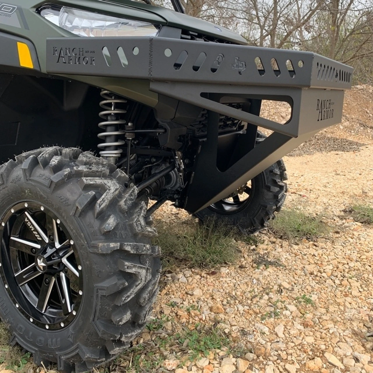 Polaris Ranger 1000 Front Storage Bumper By Ranch Armor 7 Polaris Ranger 1000 Front Storage Bumper By Ranch Armor - Image 5