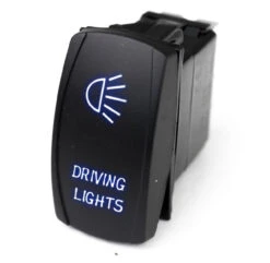 Polaris Ranger LED Rocker Switch W/ Blue LED Radiance Driving Lights By Race Sport Lighting