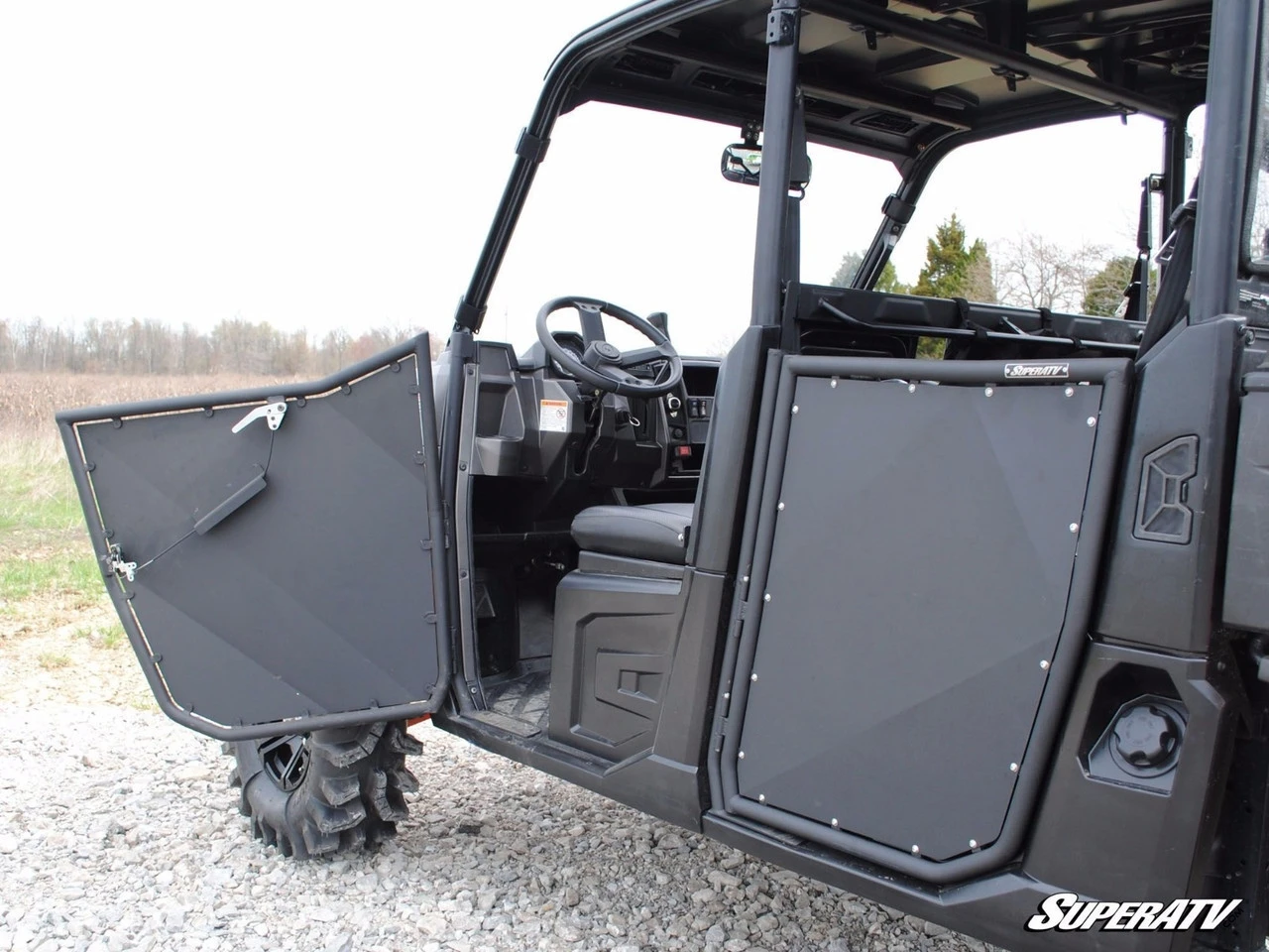 Polaris Ranger XP 1000 Aluminum Doors By SuperATV 4 Polaris Ranger XP 1000 Aluminum Doors By SuperATV - Image 2