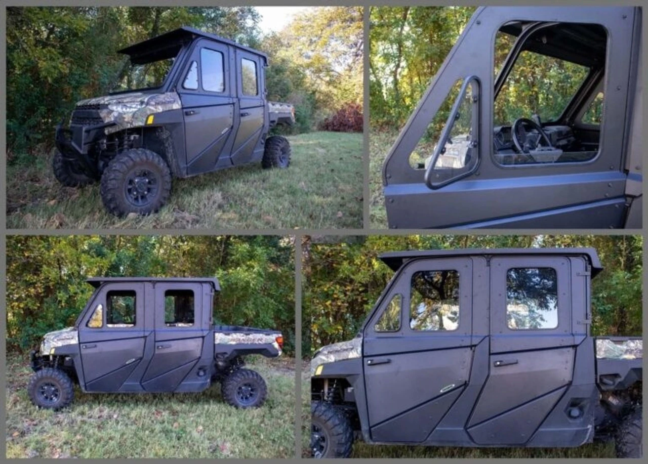 Polaris Ranger 1000/XP 1000 Upper Convertible Steel Doors By Fortress 4 Polaris Ranger 1000/XP 1000 Upper Convertible Steel Doors By Fortress - Image 2