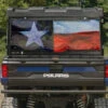 Polaris Ranger 900 Scratch Resistant Texas Flag Printed Rear Windshield By SuperATV