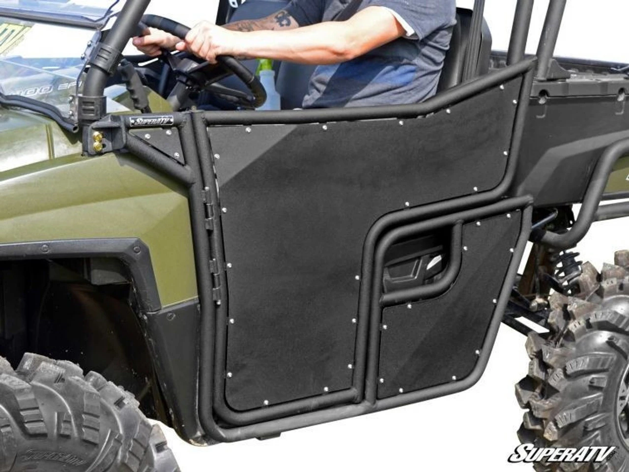 Polaris Ranger 800 Aluminum Doors By SuperATV 4 Polaris Ranger 800 Aluminum Doors By SuperATV - Image 2